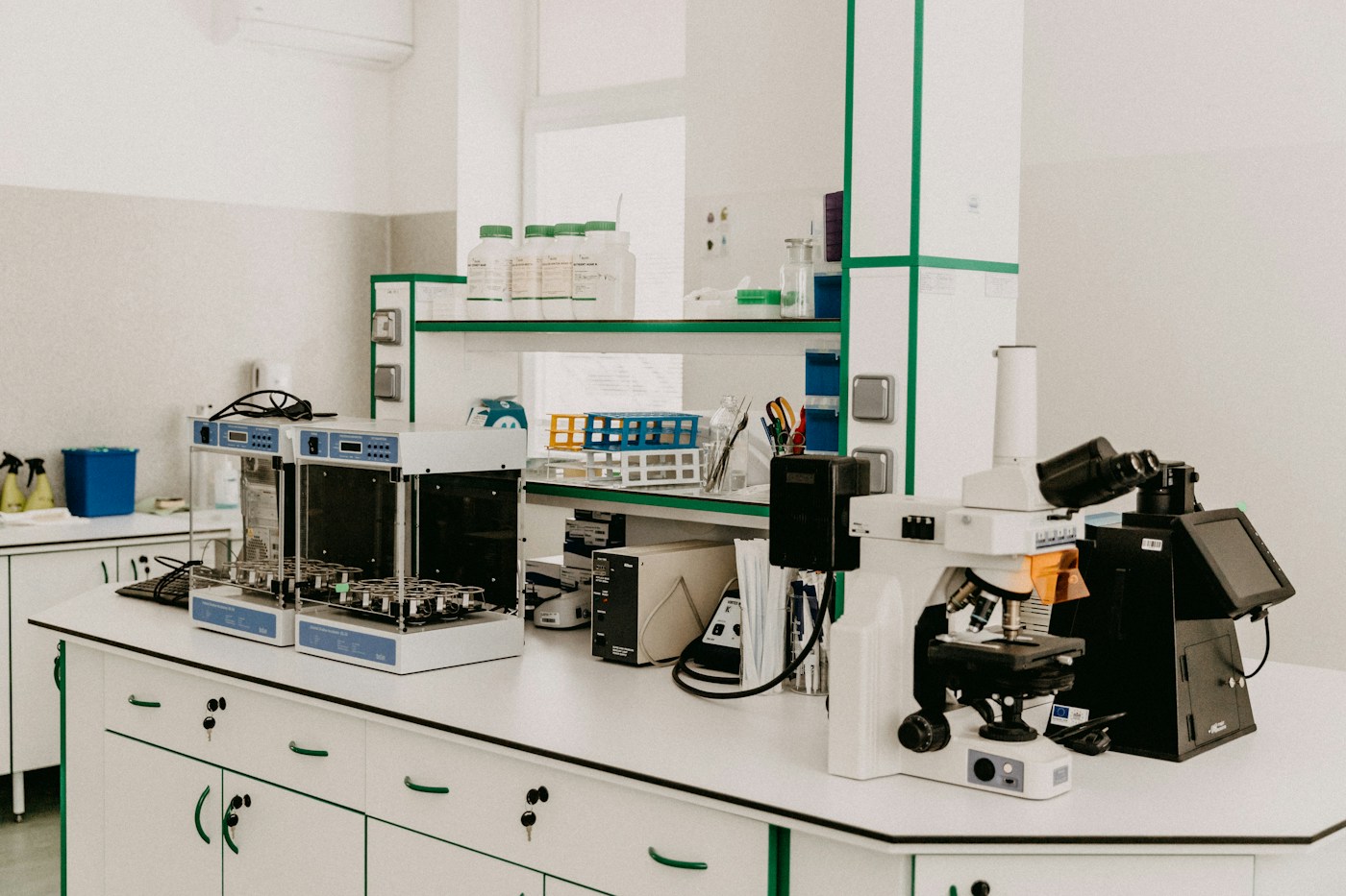 Laboratory environment concept image
